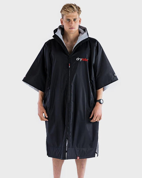 Advance Easy Fit - Poncho Impermeable Zippé Adulte Noir/GrisPonchosDryrobe