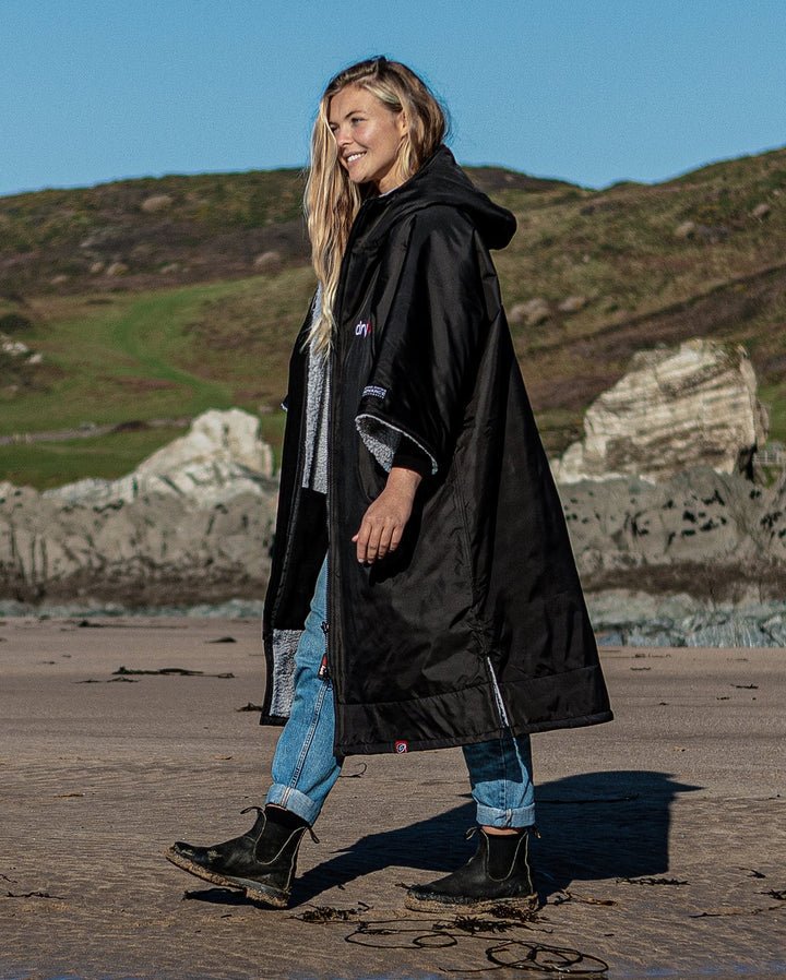 Advance Easy Fit - Poncho Impermeable Zippé Adulte Noir/GrisPonchosDryrobe