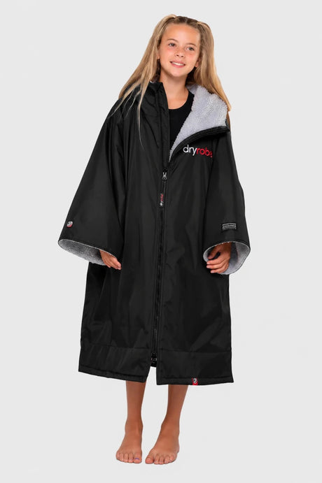 Advance Kids Changerobes - Poncho Impermeable Enfant Noir / GrisPonchosDryrobe