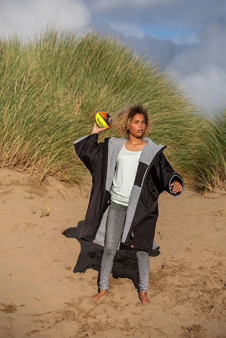 Advance Kids Changerobes - Poncho Impermeable Enfant Noir / GrisPonchosDryrobe