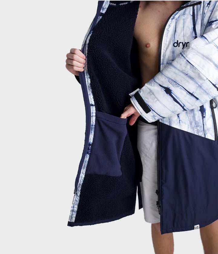 Advance - Poncho Impermeable Zippé Adulte Manches Longues BleuPonchosDryrobe