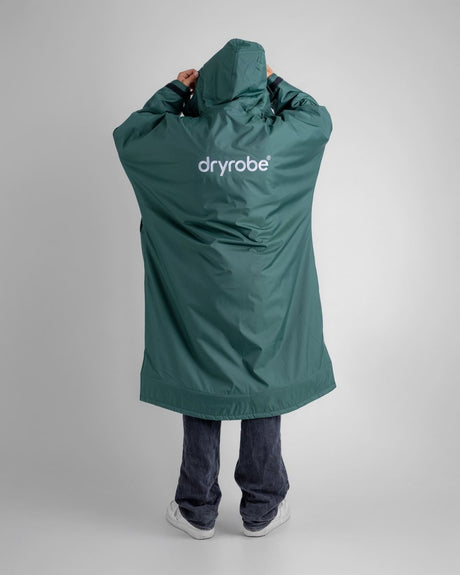 Advance - Poncho Impermeable Zippé Adulte Manches Longues VertPonchosDryrobe