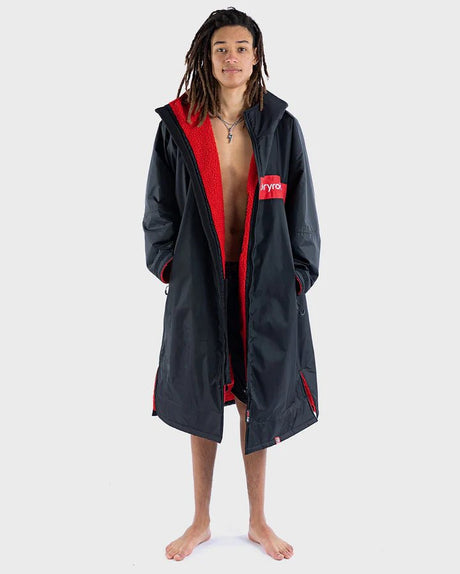 Advance - Poncho Impermeable Zippé Adulte ML Remix Noir / RougePonchosDryrobe