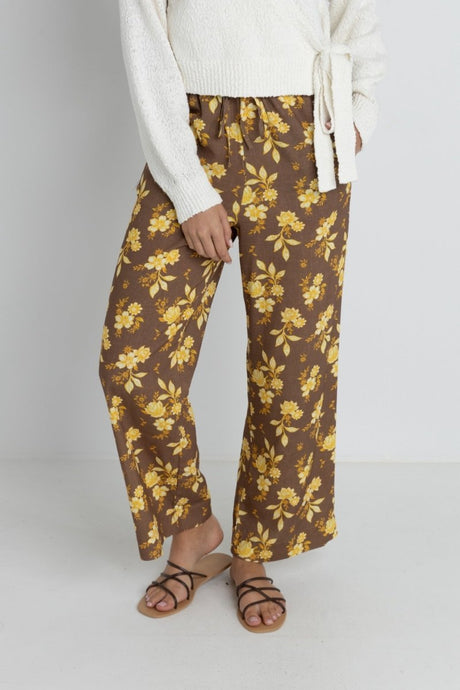 Anika Floral Drawstring - Pantalon FemmePantalonsRhythm