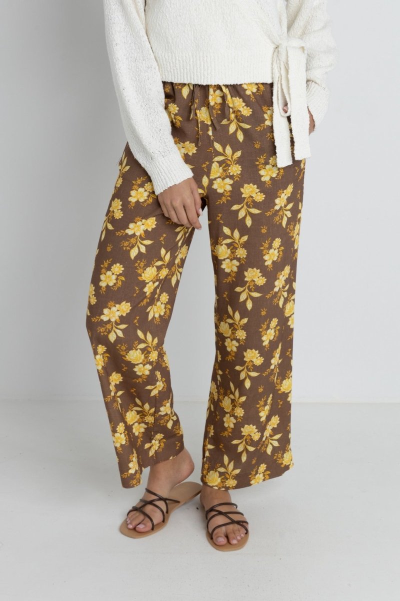 Anika Floral Drawstring - Pantalon FemmePantalonsRhythm