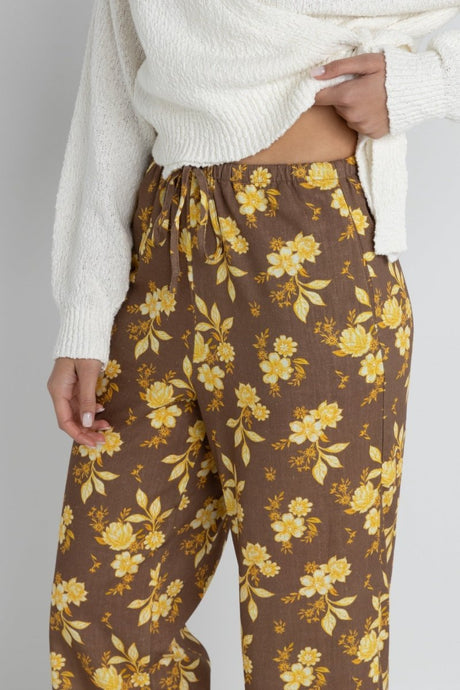 Anika Floral Drawstring - Pantalon FemmePantalonsRhythm