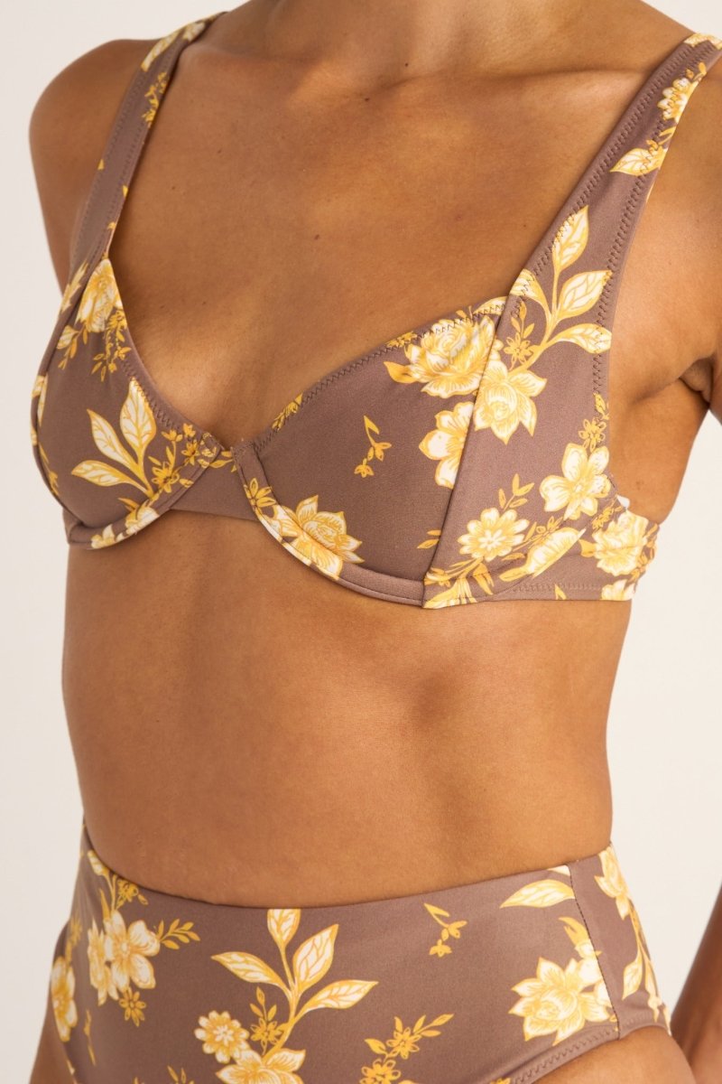 Anika Floral Panelled Underwire - Haut de Maillot FemmeMaillots De BainRhythm