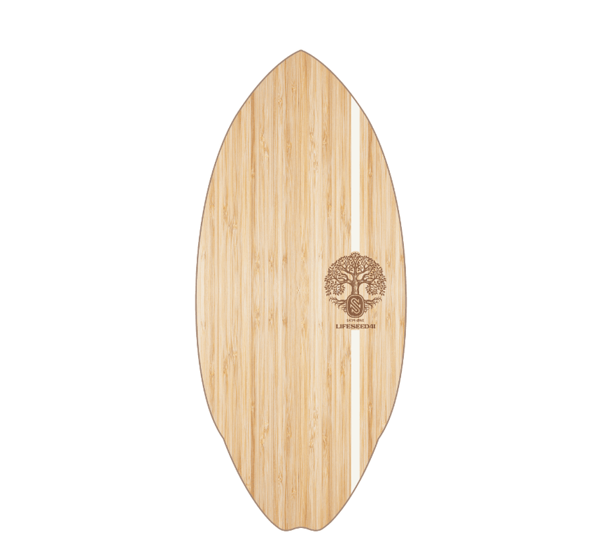 Bamboo/Wood Fiberglass 41 - Planche De SkimboardSkimboardsSkim One