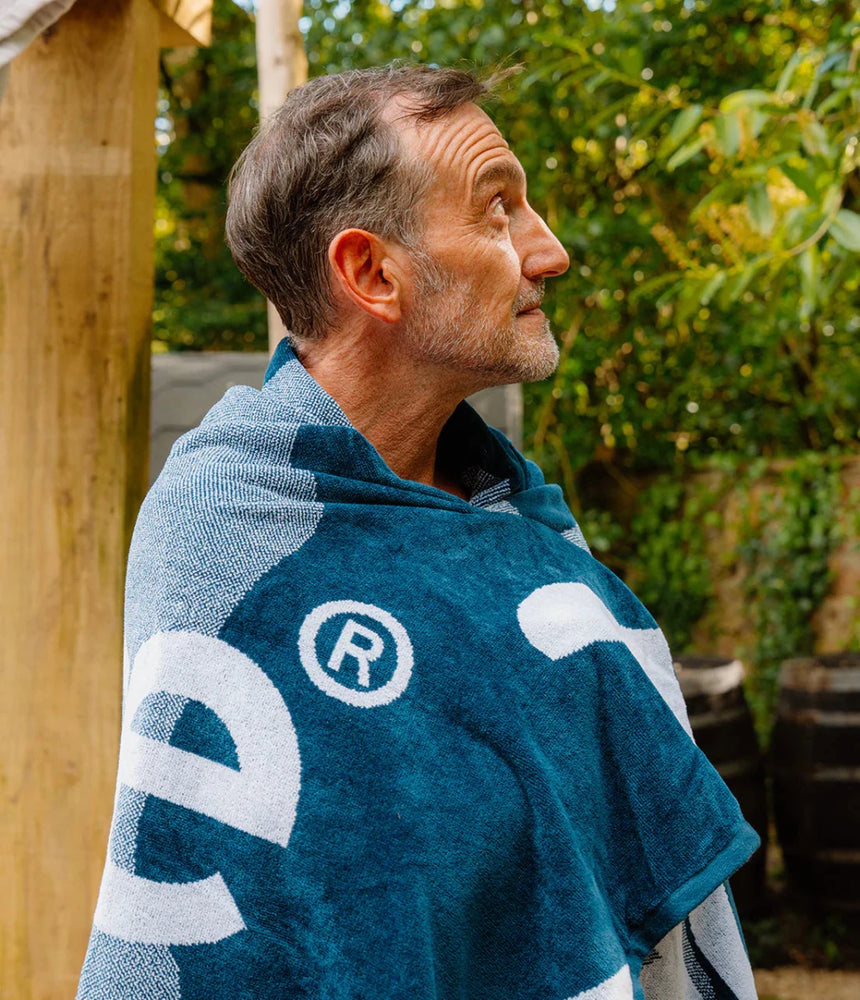 Beach Towel - Serviette De Plage Bleu Noir CamoServiettesDryrobe