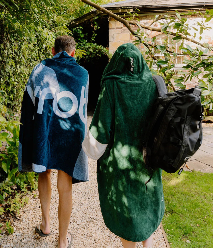 Beach Towel - Serviette De Plage Bleu Noir CamoServiettesDryrobe