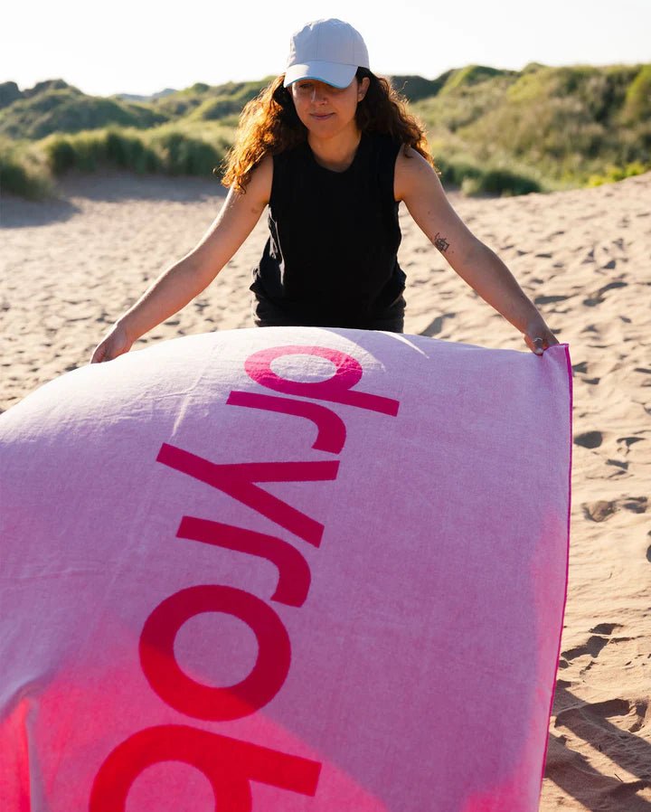 Beach Towel - Serviette De Plage RoseServiettesDryrobe
