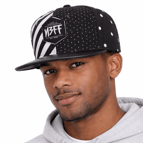 BLACK N WHITE CASQUETTE NEFFCasquettesNeff
