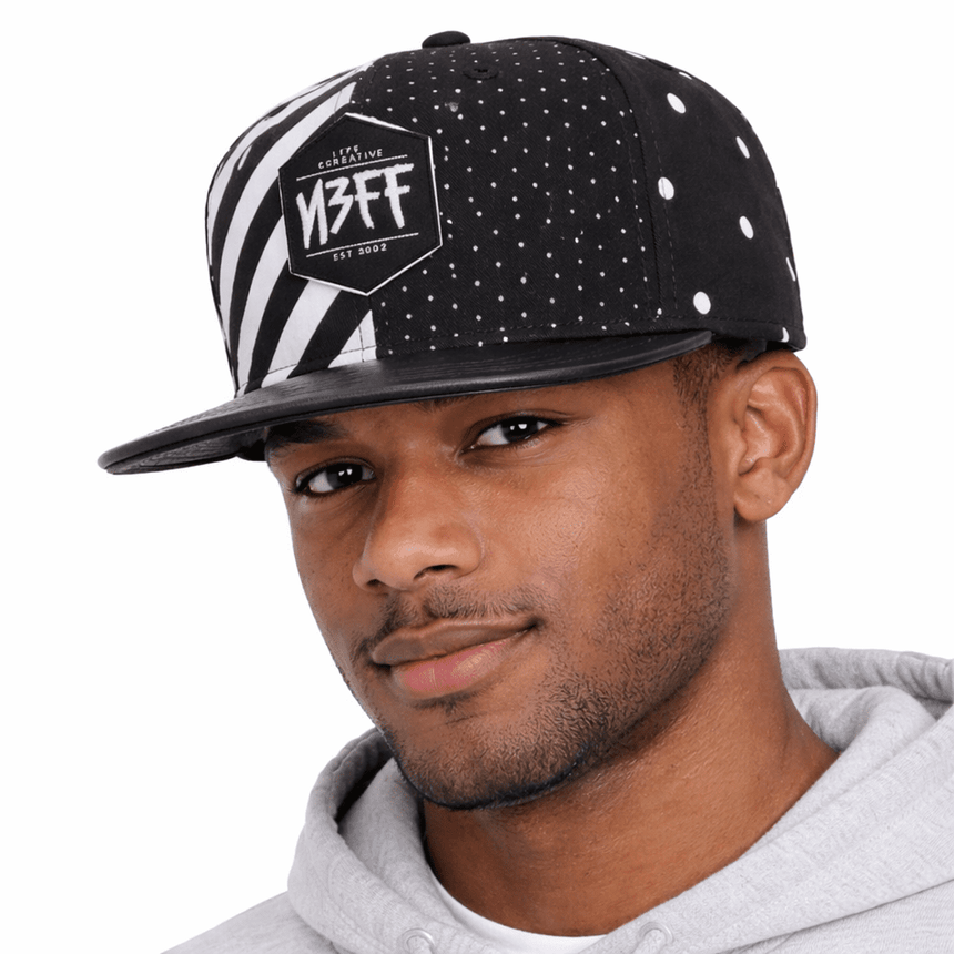 BLACK N WHITE CASQUETTE NEFFCasquettesNeff