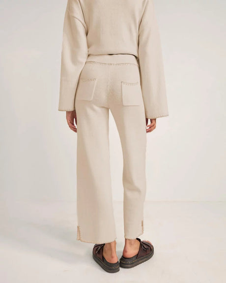 Bondi Knit Straight Leg - Pantalon FemmePantalonsRhythm