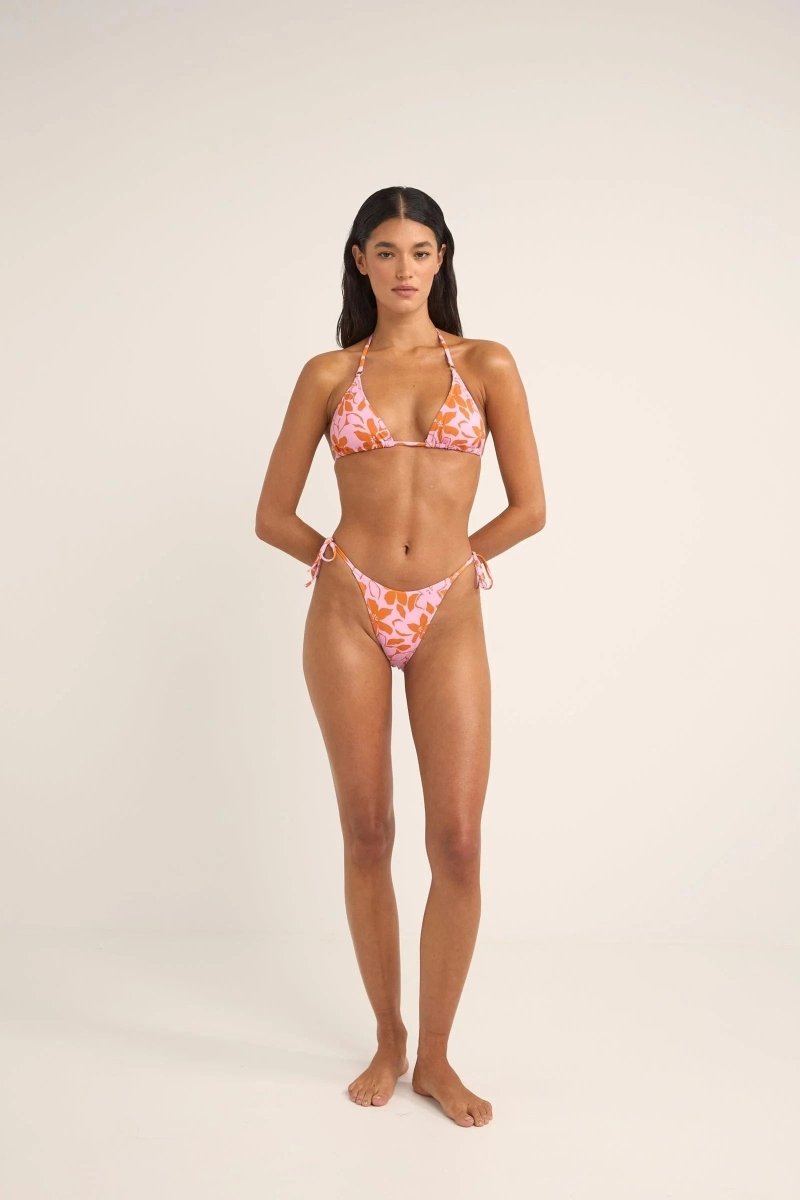 Bora Bora Floral Tie Side Hi Cut - Bas de Maillot FemmeMaillots De BainRhythm