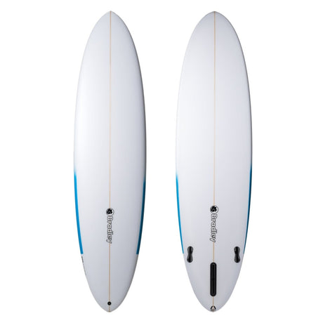 Bradley Nomad Fins Single + 2 Futures x 3 - Mid - LengthFunboard / HybrideBradley