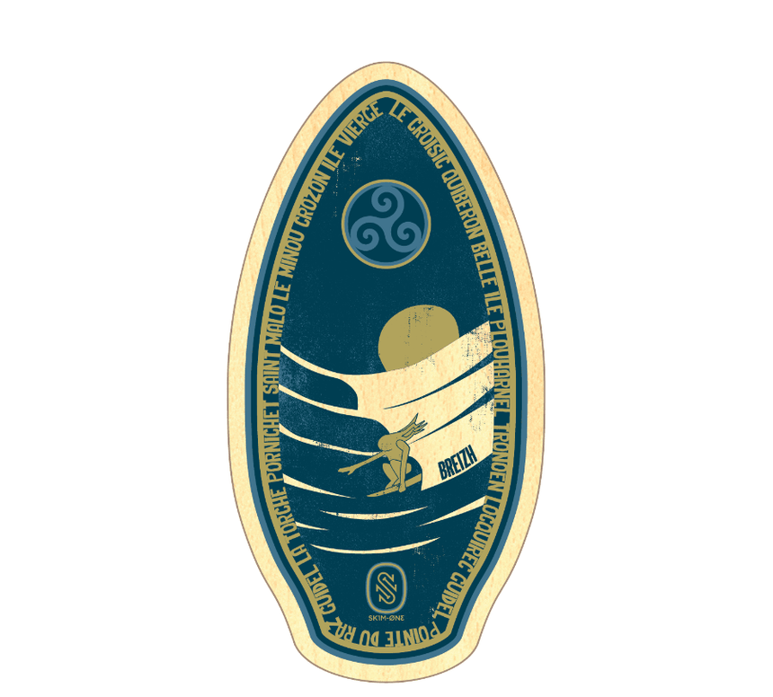 Breizh 41 - Planche De Skimboard BoisSkimboardsSkim One