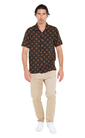 Burning Chemise S/S Homme#ChemisesPull - in