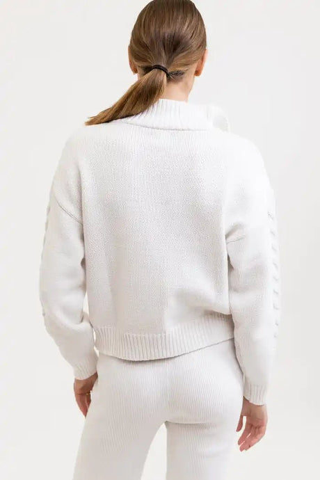 Cabelled Tricot Femme#PullRhythm