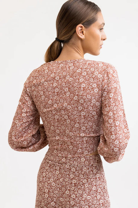 Carmella Tie - L/S Top FemmeDébardeursRhythm