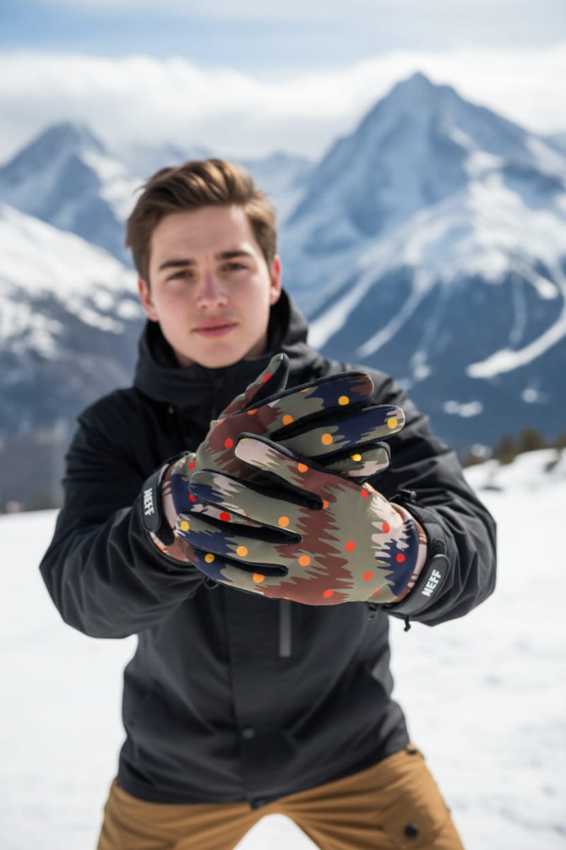 neff snowboard handschuhe Chamäleon