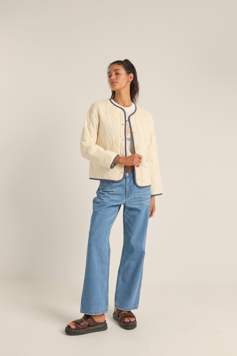 Check Quilted - Veste FemmeVestesRhythm