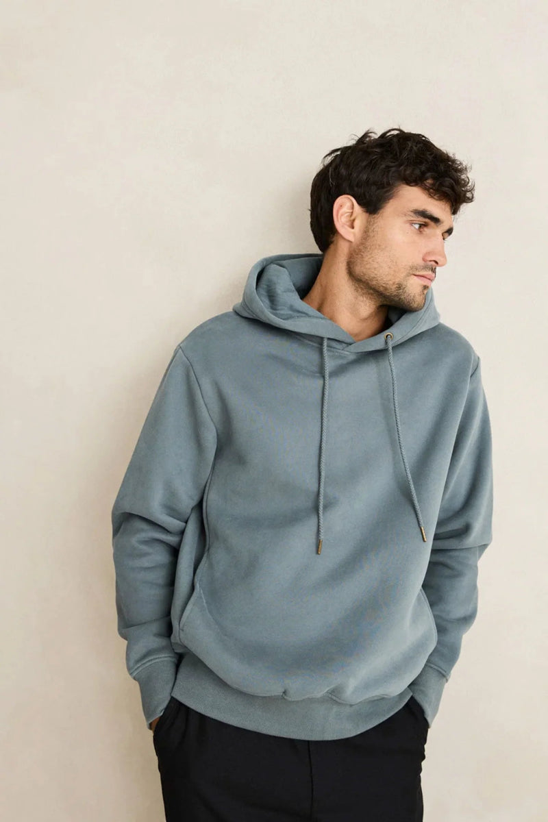 Sweat à Capuche Gris Vintage Marque DG - Taille S Femme - Occasion Très Bon état