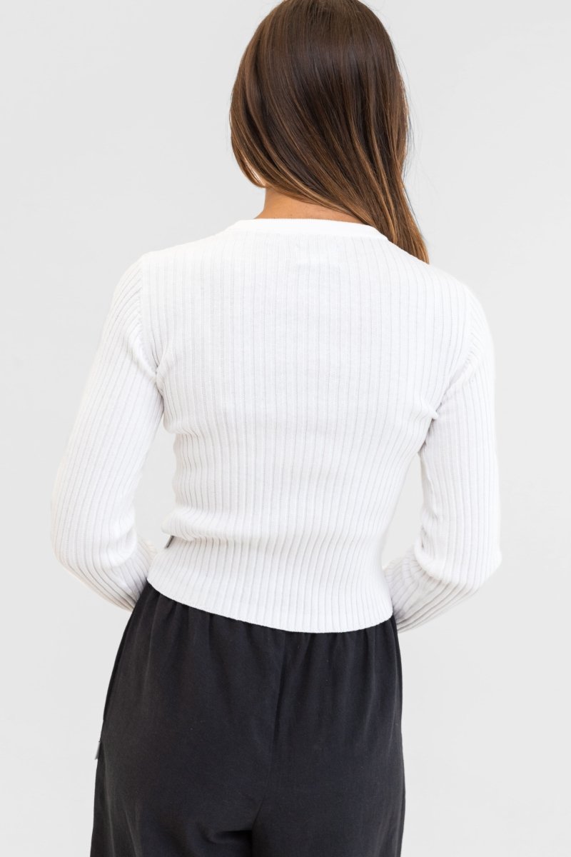 Classic Knit - L/S Top FemmeDébardeursRhythm
