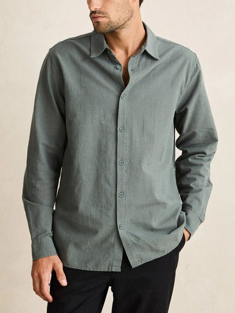 Classic Linen - Chemise Homme Manches LonguesChemisesRhythm