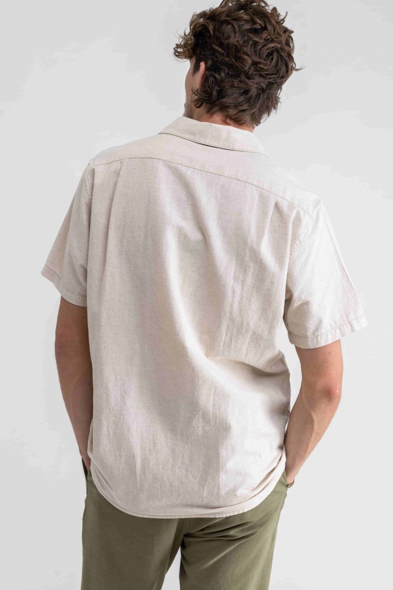 Classic Linen Ss Chemise Homme#ChemisesRhythm