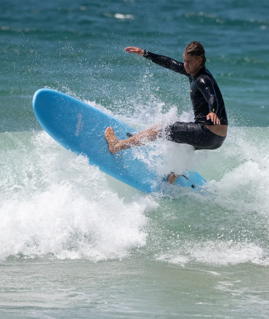 Coaster FCS II Sky Blue - Planche De Surf SoftboardSoftboardSoftech