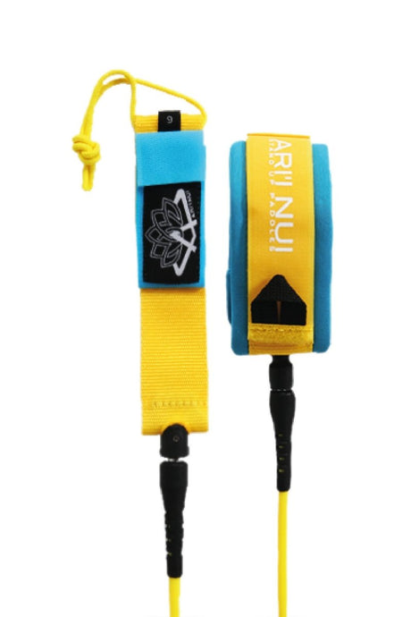 Coiled 9mm - Leash De Paddle Genou 9"0LeashsAri'inui