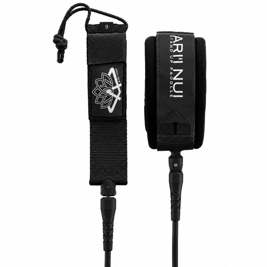 Coiled 9mm - Leash De Paddle Genou 9"0LeashsAri'inui