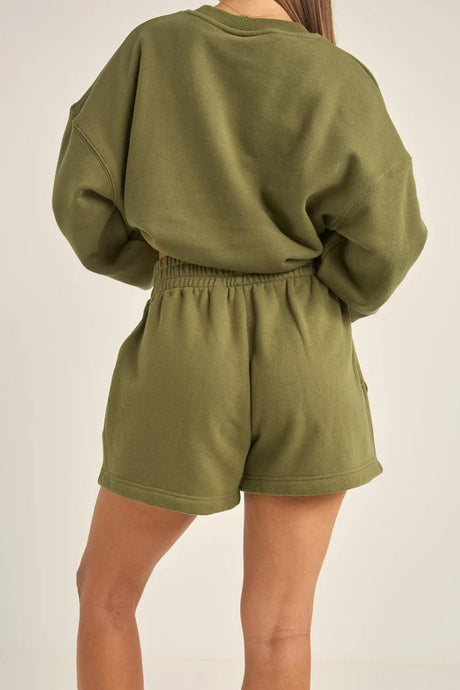 College Polaire Short Femme#SweatsRhythm