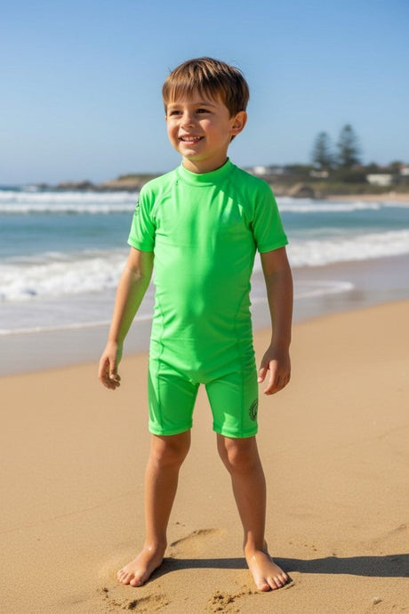 Colorblock - Shorty S/S UPF 50 Lycra Surf BébéLycrasMdns