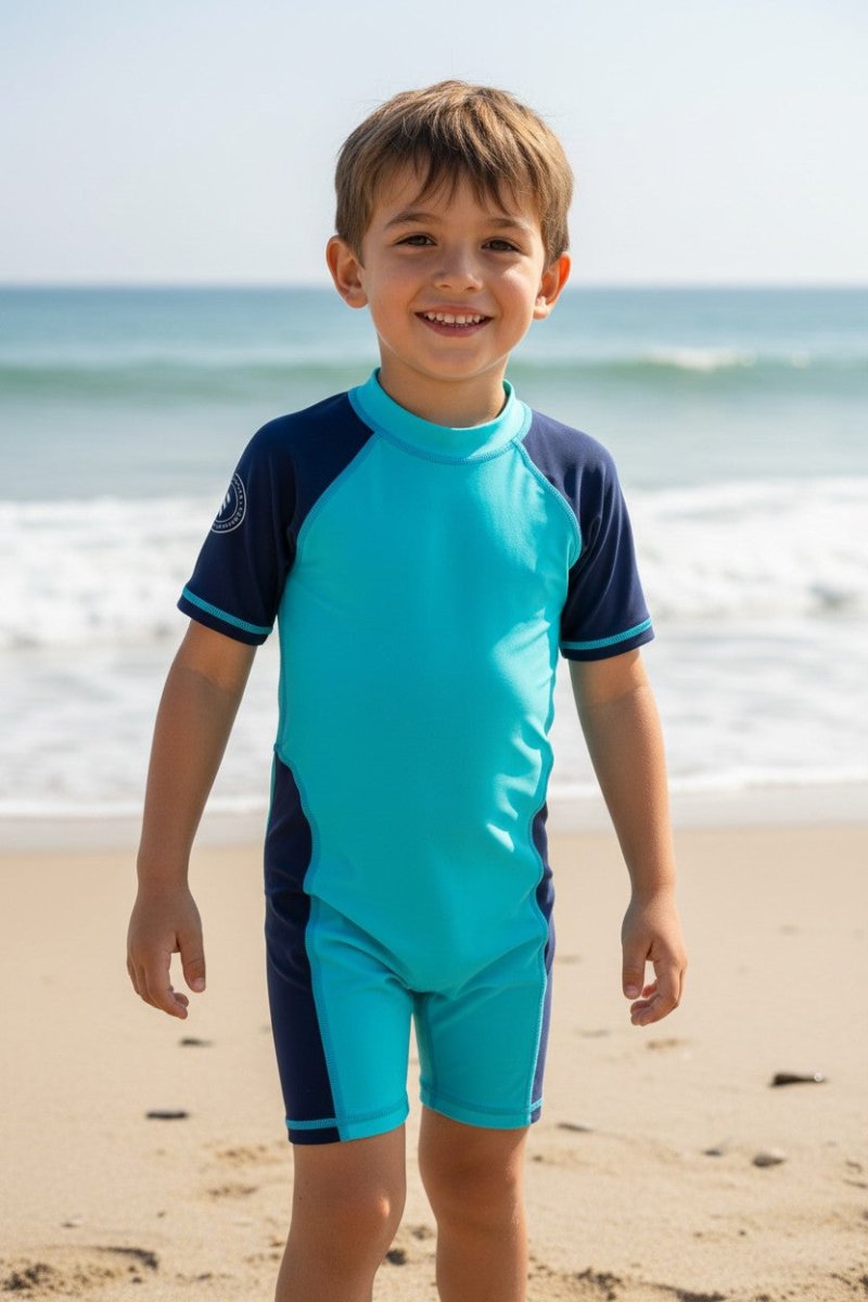 Colorblock - Shorty S/S UPF 50 Lycra Surf BébéLycrasMdns