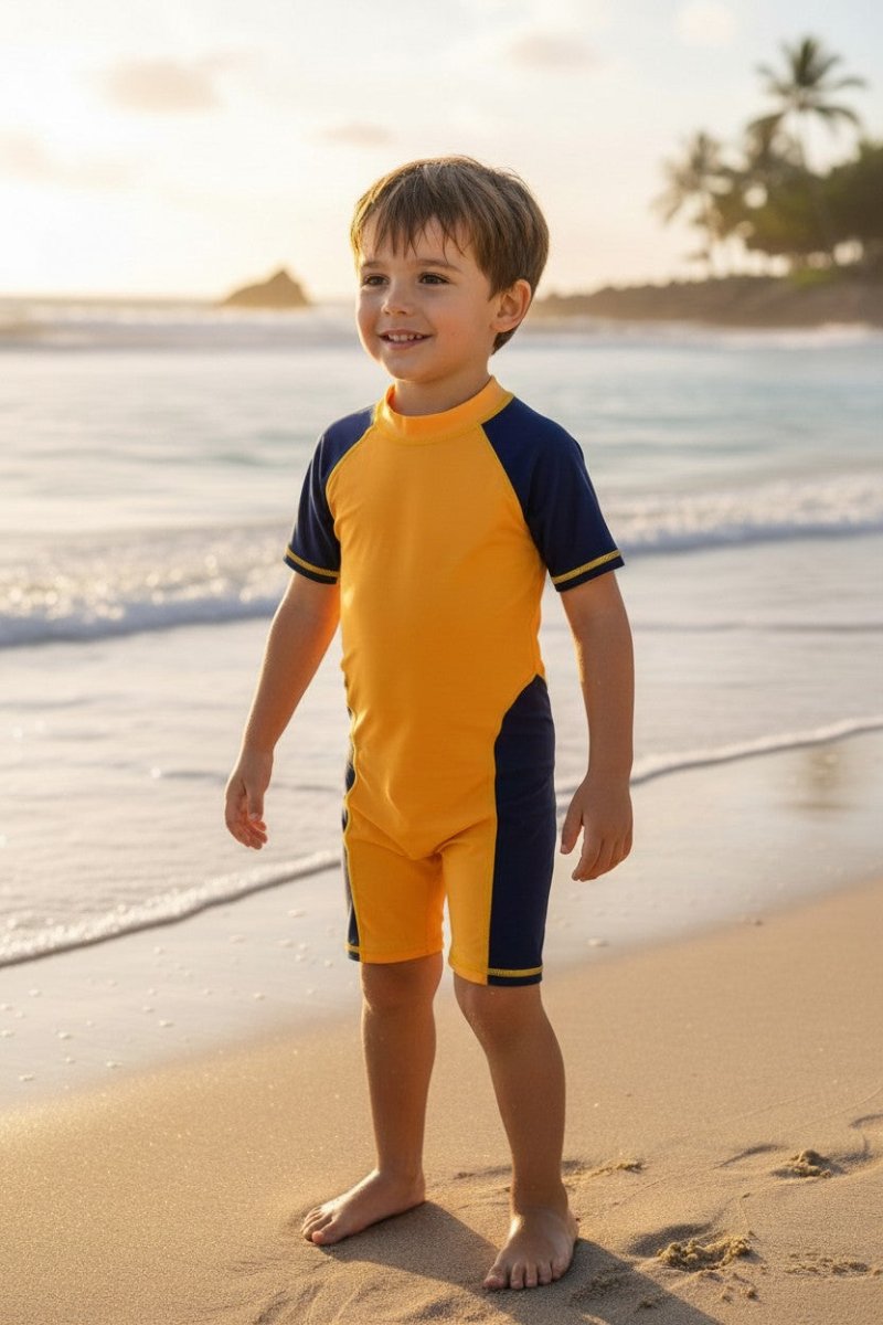 Colorblock - Shorty S/S UPF 50 Lycra Surf BébéLycrasMdns