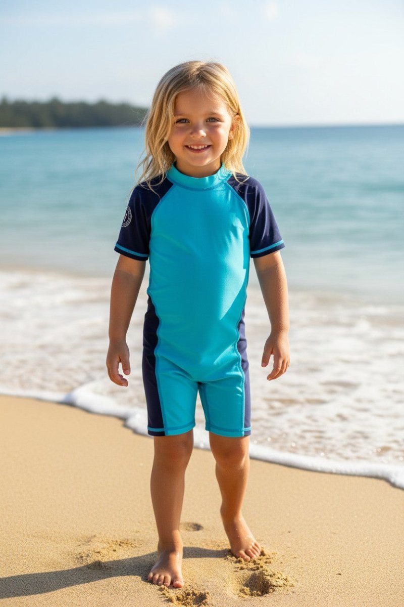 Colorblock - Shorty S/S UPF 50 Lycra Surf BébéLycrasMdns
