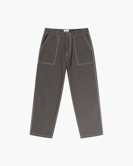 Contrast Stitch Carpenter Pantalon Homme#PantalonsRhythm