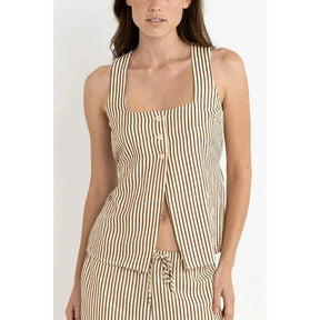 Cove Stripe Long Vest - Top FemmeDébardeursRhythm