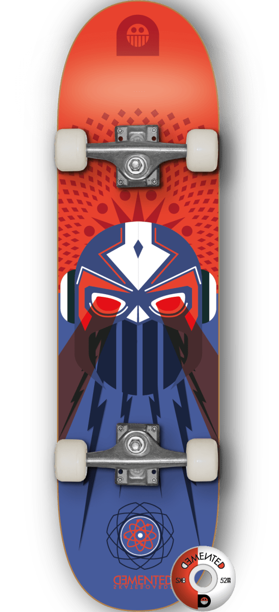 DEMENTED SKATEBOARDCompleteDemented