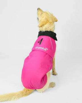 Dog Coat - Veste pour chien Rose / NoirPonchosDryrobe