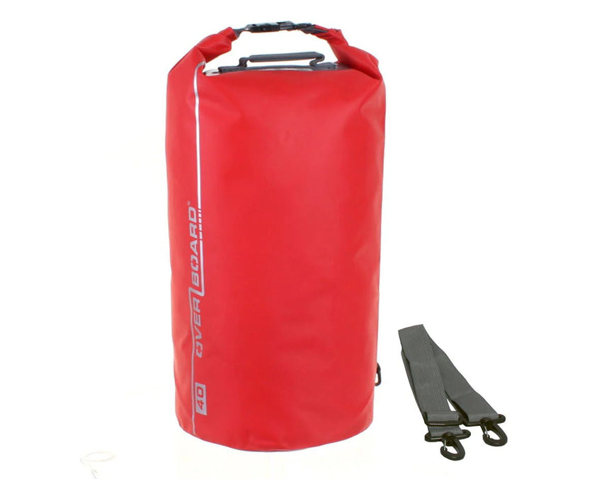 Dry Tube Bag - Sac Tube En Bandouillere Étanche Rouge 40LShoulder BagOverboard