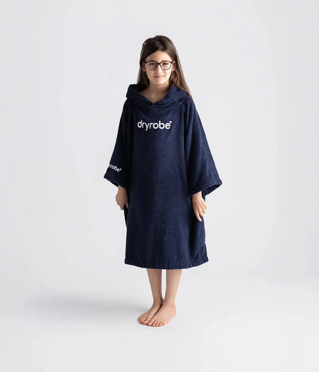 DRYROBE Manteau de serviette Bio KIDS Navy 10-13Dryrobe