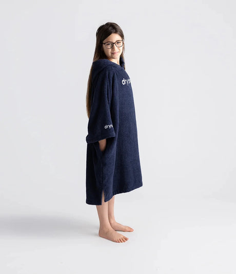 DRYROBE Manteau de serviette Bio KIDS Navy 10-13Dryrobe