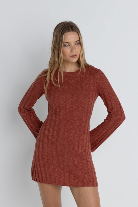 Empire L/S Knit - Robe Courte FemmeDressRhythm