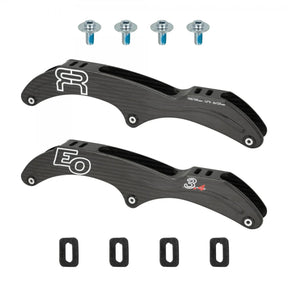 EO Carbon Frames S2 4X105 - 12"8 - 195 - Platines RollerPlaquesFr Skates
