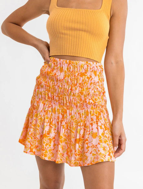 Evangeline Floral - Jupe Courte FemmeSkirtRhythm