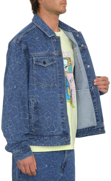 Fa Tetsunori Denim Veste En Jean Homme#VestesVolcom