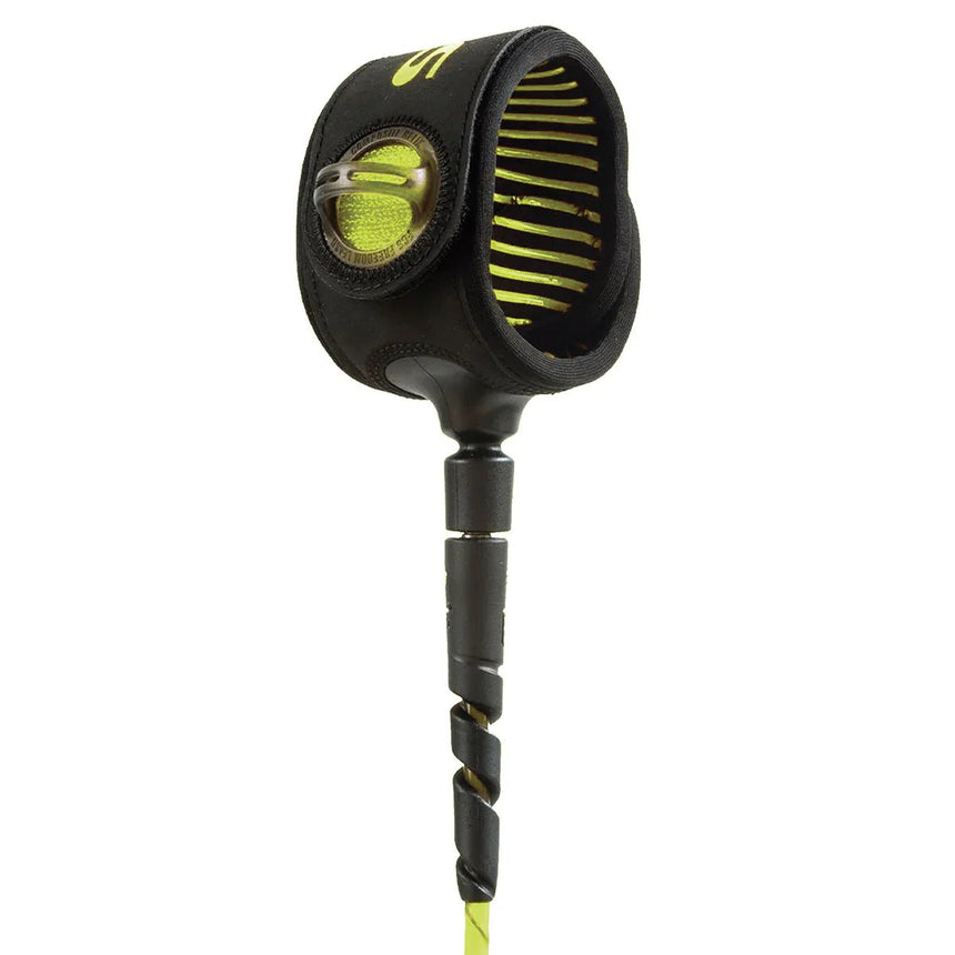 FCS Freedom Helix 6’ Comp Cyber Lime - Leash de SurfLeashsFcs